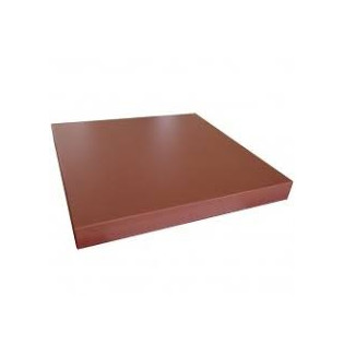 TABLA POLIETILENO 45X45X5 CM ROJA