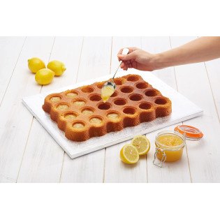 SET 2 MOLDES RECTANGULAR PASTEL AGREGAR RELLENO (KITCHENCRAFT)
