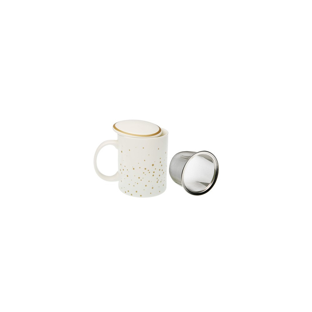 TAZA INFUSION BRAIS BLANCO ORO