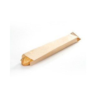 BOLSA PAPEL KRAFT BAGUETTE 10X4X39 P.100