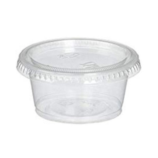 MINI TARRINAS SALSERAS C/TAPA PLASTICO 92,3 ML P. 100