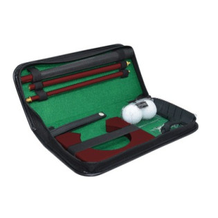 SET MINI GOLF NEGRO NOGAL 30 X 14 CM