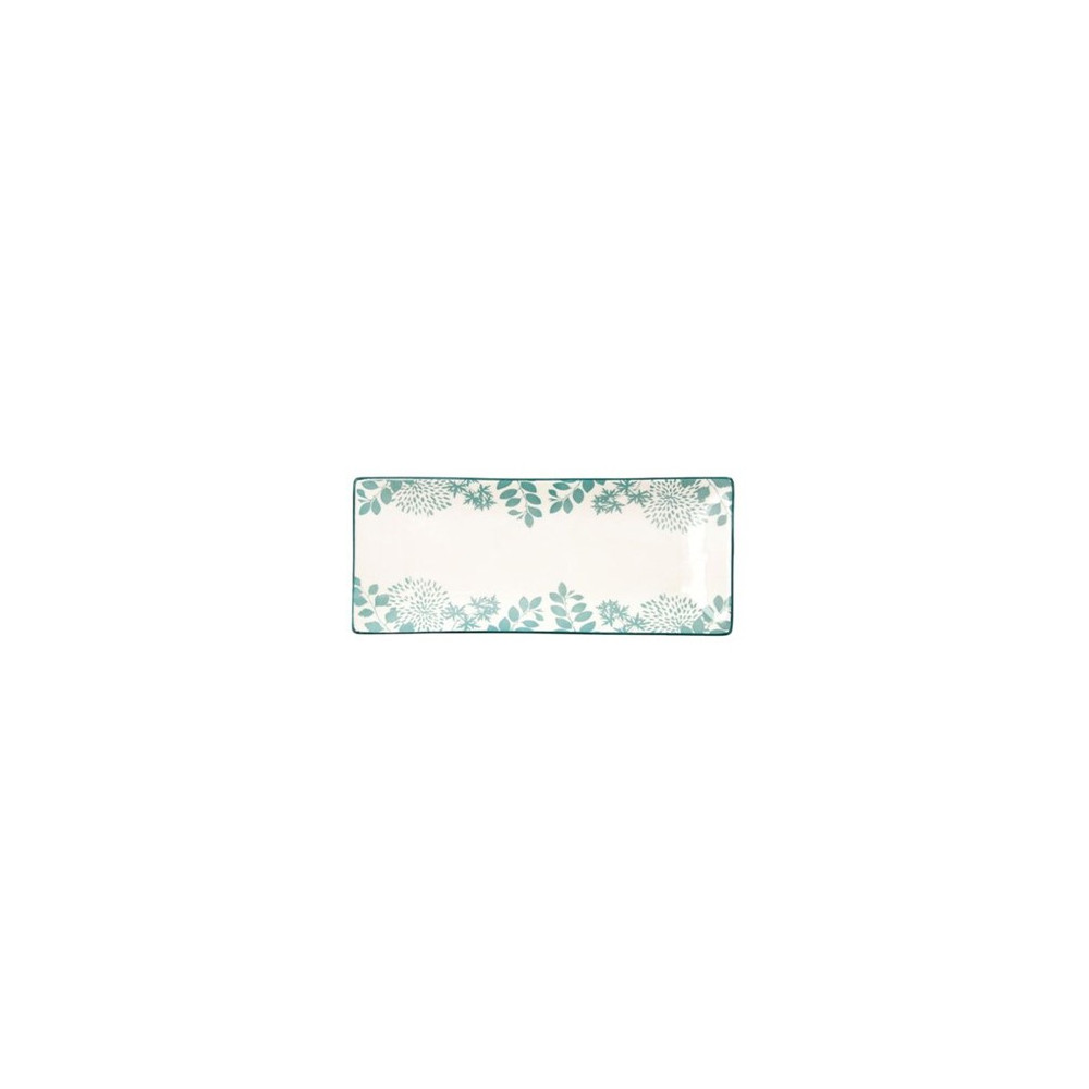PLATO RECTANGULAR BOTANIC 26X12 CM