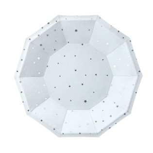 PLATO LIGHT BLUE SILVER 18CM P.6