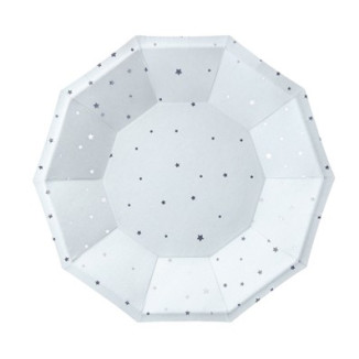 PLATO LIGHT BLUE SILVER 18CM P.6