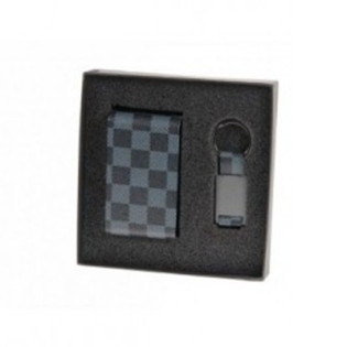 TARJETERO CUADROS GRIS SET 2