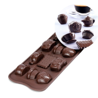 MOLDE BOMBONES SILICONA TEA TIME