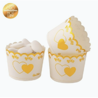 VASO CORAZONES ORO 20 U.