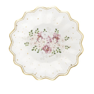 PLATO HONDO QUEEN ROSE 24 CM