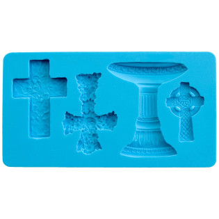 MOLDE CRUCES SILICONA 3D  (IBILI)