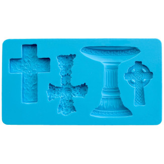 MOLDE CRUCES SILICONA 3D
