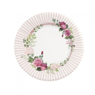 PLATO FLORAL PINK 27 CM P.8