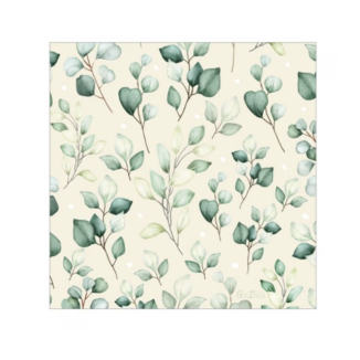 SERVILLETA LEAVES 33X33 CM
