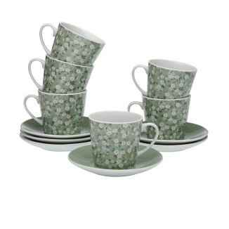 JUEGO TAZA TE C/P BELLIS 6 UD.