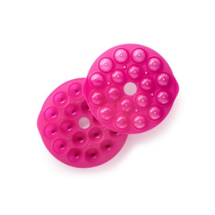 MOLDE DE SILICONA MAGENTE POP CAKE 18 CAVIDADES (LEKUE)