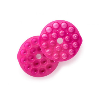 MOLDE DE SILICONA MAGENTA POP CAKE 18 CAVIDADES (LEKUE)