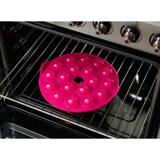 MOLDE DE SILICONA MAGENTE POP CAKE 18 CAVIDADES (LEKUE)